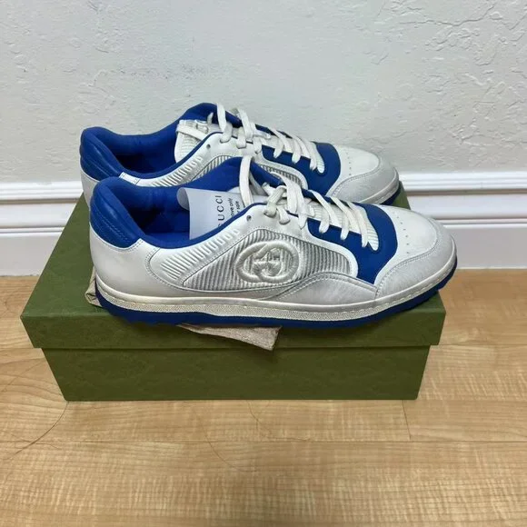 Gucci MAC80 Sneaker 'Off White Blue' 749896-AAB79-9149